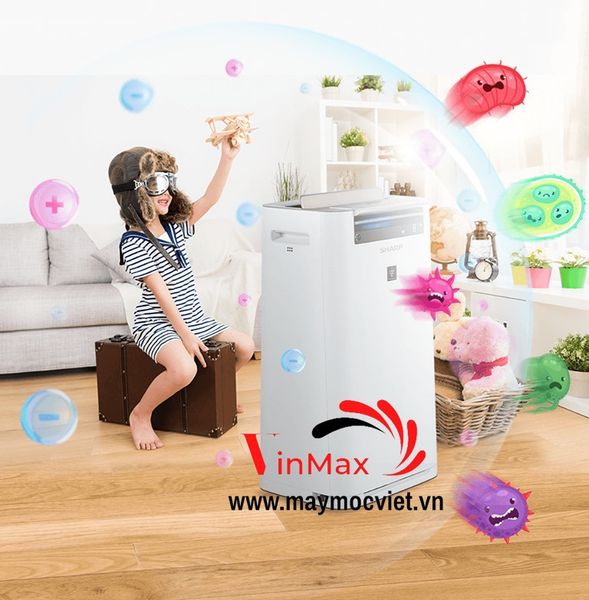 Máy Lọc Không Khí Và Tạo Ẩm Sharp KC-G60EV-W