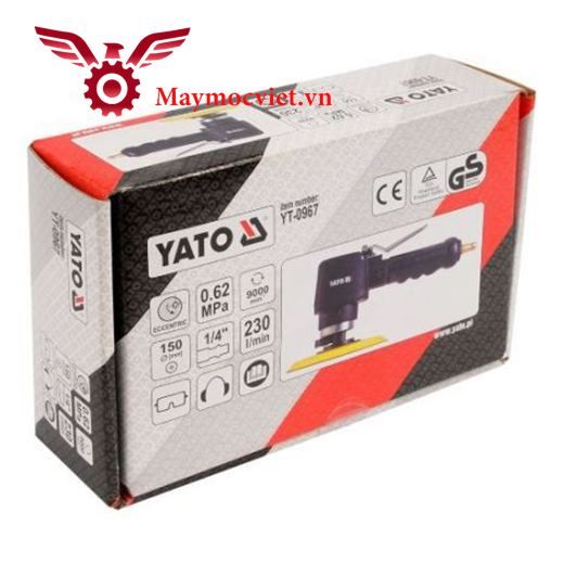Máy chà matit tác động kép hút bụi Ø150mm YATO YT0967