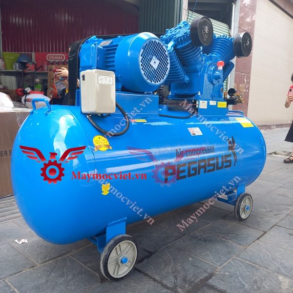 MÁY NÉN KHÍ DÂY ĐAI PEGASUS 500L-10HP áp lực 12.5