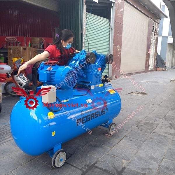 MÁY NÉN KHÍ DÂY ĐAI PEGASUS 500L-10HP áp lực 12.5