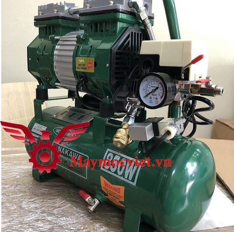 Máy Nén Khí Không Dầu Nakawa NK 800/12 800W 12L
