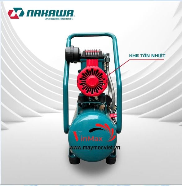 Máy Nén Khí Không Dầu Tốc Nhanh Siêu Êm 1200W 15L Nakawa NK-BH1615E
