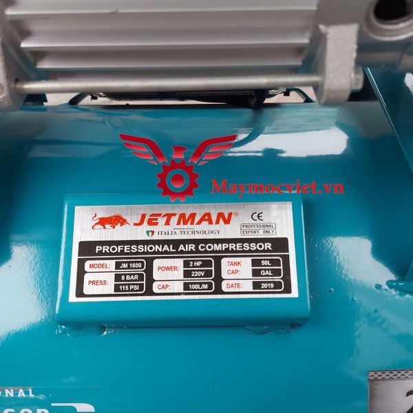 Máy nén khí không dầu 50L JETMAN JM1600 ( 2HP)