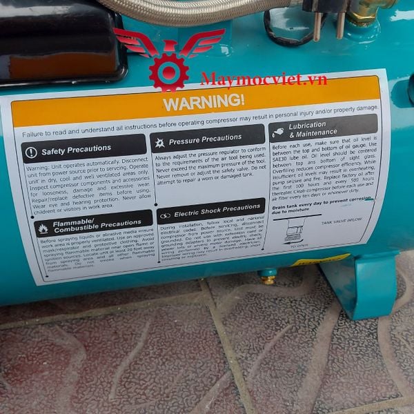 Máy nén khí không dầu 50L JETMAN JM1600 ( 2HP)
