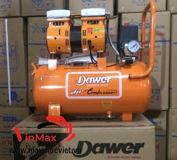 Máy Nén Khí Không Dầu Dawer DA 750-15 750W 15L