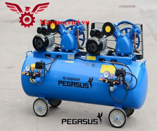 Máy nén khí Pegasus 230L 2 đầu nén, 2 motor TM – V-0.25/8×2