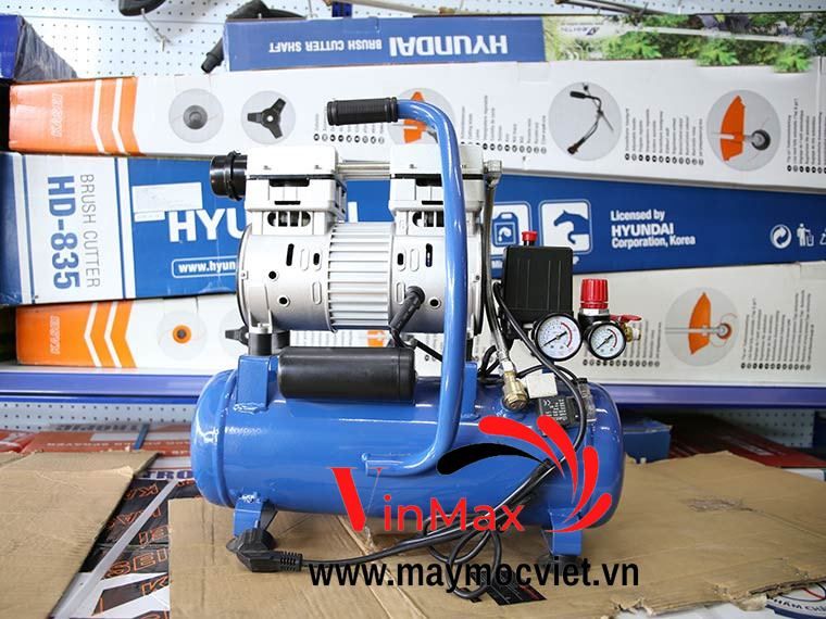 Máy nén khí không dầu 1HP 10 Lít Hyundai AH1-110 – Vinmax- maymocviet.vn