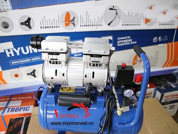 Máy nén khí không dầu 1HP 24 Lít Hyundai AH1-124