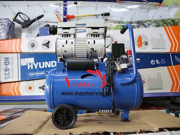 Máy nén khí không dầu 1HP 24 Lít Hyundai AH1-124