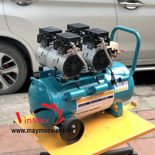 Máy Nén Khí Không Dầu Jetman 50L 2Hp JM-780x2 Lên Hơi Nhanh