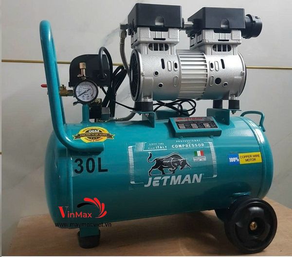 Máy nén khí không dầu 30L Jetman JM780
