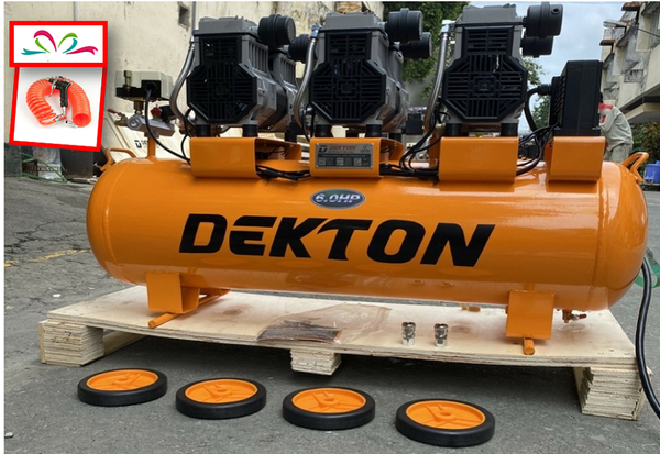 Máy nén khí không dầu 6hp Dekton DK59100 100 LÍT