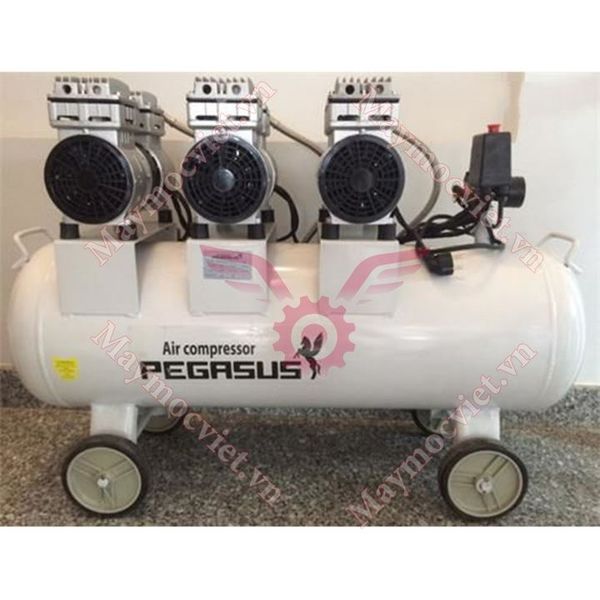 Máy nén khí giảm âm Pegasus TM - OF750 x 3- 70L