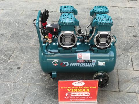 Máy Nén Khí Không Dầu Nakawa 3750W NK-BH5050PRO 50L