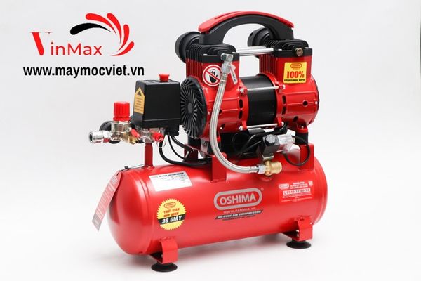 Máy nén khí Oshima 12 - 1.5 - 12 L - 1.5 HP (Không dầu)