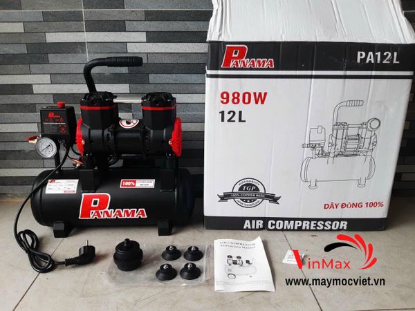 Máy nén khí không dầu mini Panama PA12L