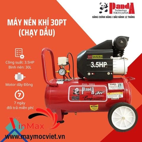 Máy Nén Khí Đầu Liền Panda 30-PT (3.5HP)-30L