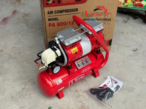 Máy Nén Khí Không Dầu Panda 850W 12L PA 800/12