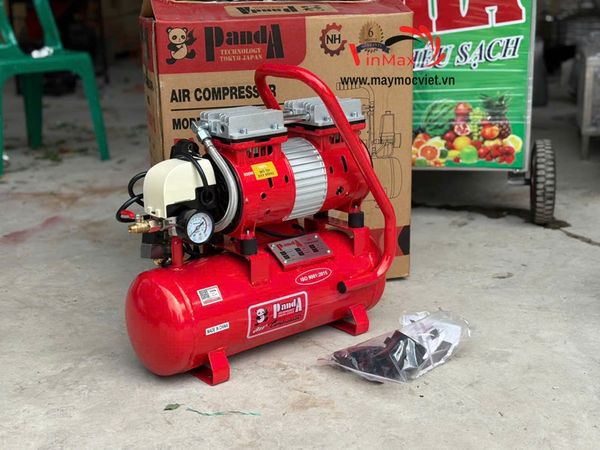Máy Nén Khí Không Dầu Panda 850W 12L PA 800/12