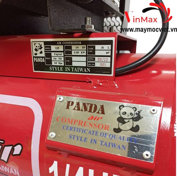Máy nén khí dây đai Panda 60 lit 11P