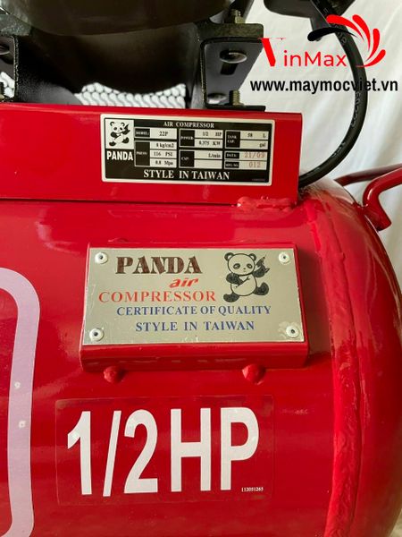Máy nén khí dây đai Panda 60 lit 1/2HP