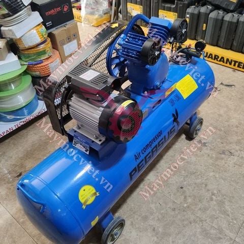 Máy nén khí mini dây đai Pegasus TM-V-0.17/8-120L