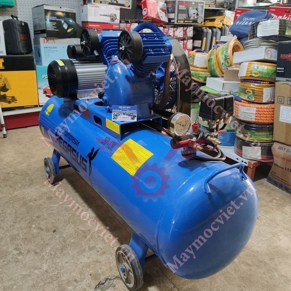 Máy nén khí mini dây đai Pegasus TM-V-0.17/8-120L