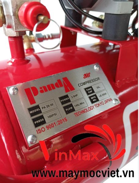 Máy nén khí không dầu lên hơi nhanh Panda PA25-30