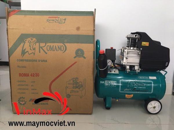 Máy Nén Khí Có Dầu Liền Trục 3HP Romano ROMA4230 30L