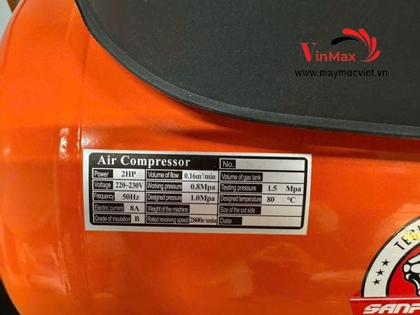 Máy nén khí không dầu Sanpu LINE SPY-50L