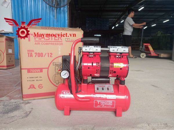 Máy Nén Khí Không Dầu Tmaster 12L 700W