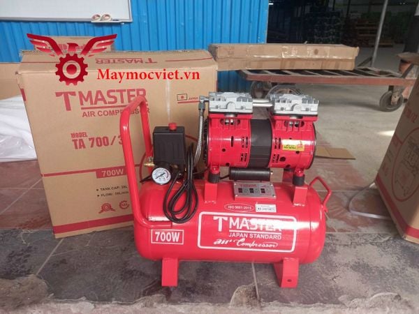 Máy Nén Khí Không Dầu Tmaster 12L 700W