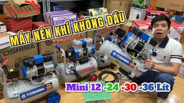 Máy nén khí không dầu Toshima T3030TJ (30 lít, 3HP)
