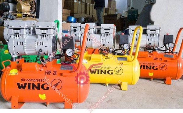 MÁY NÉN KHÍ KHÔNG DẦU GIẢM ÂM WING TW-OF550-25L