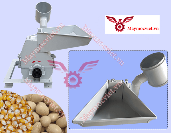 Máy nghiền bột 14 búa đập NVM14