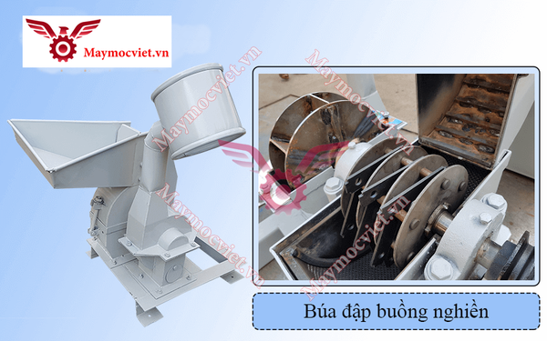 Máy nghiền bột 14 búa đập NVM14