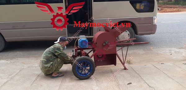 Máy nghiền sàng đất, phân bón đóng bầu vườn ươm VMND500