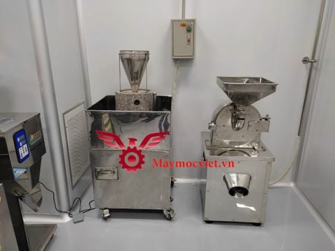 Máy nghiền bột, dược liệu, thuốc bắc siêu mịn chất liệu inox 304 VMN400