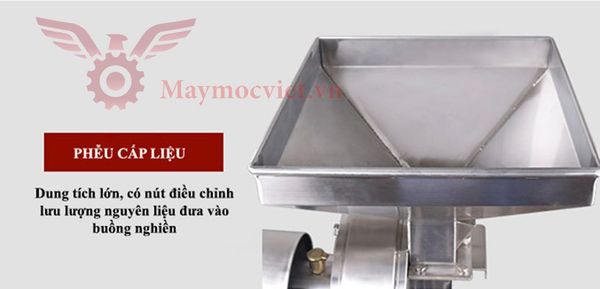 Máy nghiền bột, dược liệu, thuốc bắc siêu mịn chất liệu inox 304 VMN400
