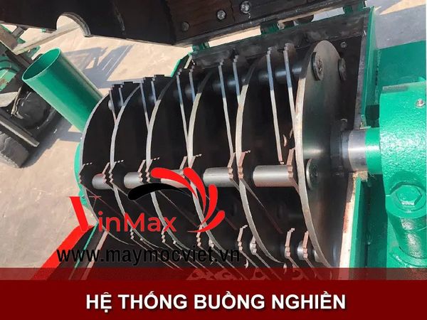 Máy nghiền buồng đập công nghiệp 60 búa Vinmax VMNB60