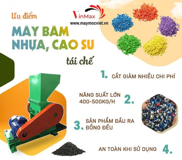 Máy băm hạt nhựa công suất 30kW Turbo TBN300
