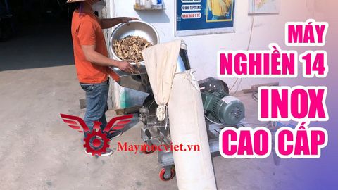 Máy nghiền bột, thảo dược 18 búa inox VMN18