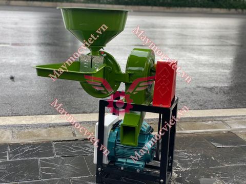 Máy nghiền thức ăn chăn nuôi,máy nghiền cám bột motor 2.2kw VM N22