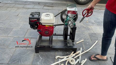 Máy nổ bỏng gạo chạy xăng với động cơ Honda GX200