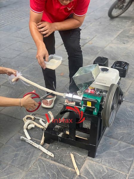 Máy nổ bỏng gạo chạy xăng với động cơ Honda GX200