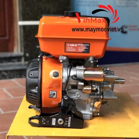 Động Cơ Xăng Mitsuyama 16HP Tua Chậm TL-420R-2D Đề