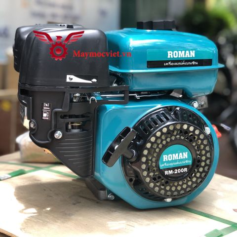 Máy Nổ, Động Cơ Xăng 6.5HP Roman RM200R Tua Chậm