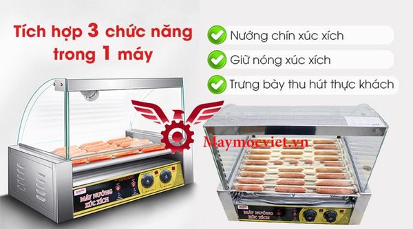 Máy nướng xúc xích 10 thanh VMX10