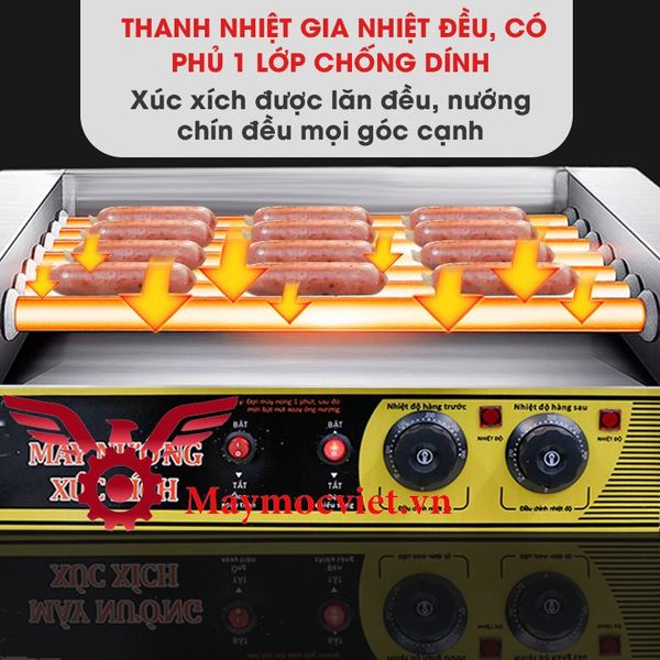 Máy nướng xúc xích 10 thanh VMX10