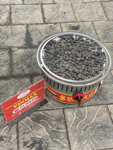 Bếp đá nướng xúc xích, lạp xưởng dùng gas Vinmax VMB480